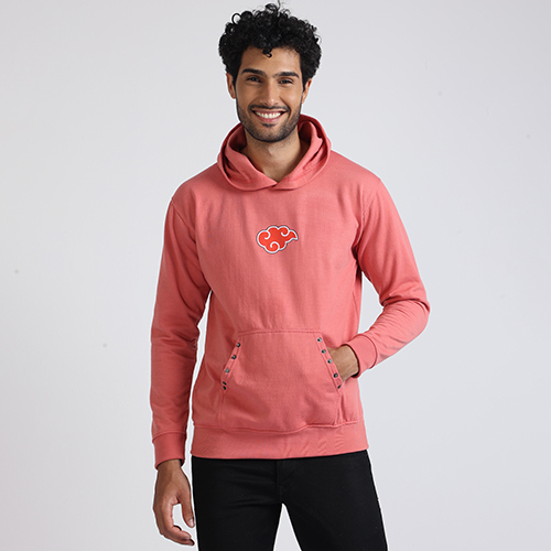 Washable Peach Regular Hoodie