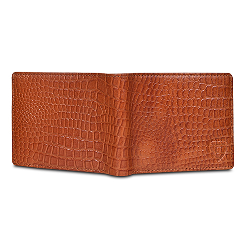 Xgeorgians Genuine Leather Wallet For Men - 13x11x3 Cm, Brown | 8 Compartments, Rfid Blocking, Slim Design, Secure Closure