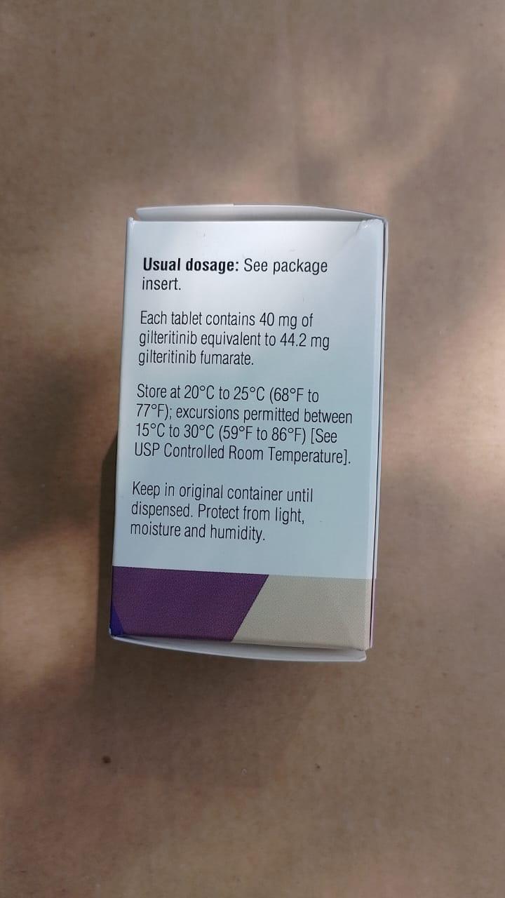 Xospata (Gilteritnib) Tablets 40mg - Drug Type: General Medicines