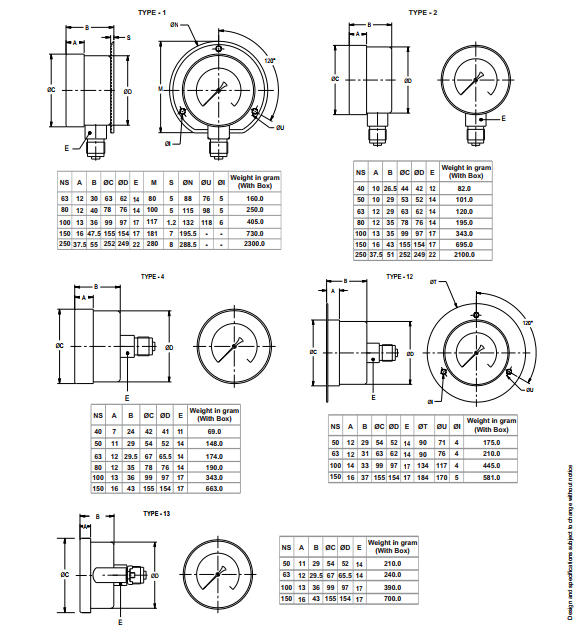 Baumer Aa Pressure Gauge