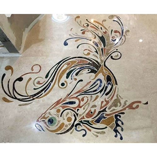 Luxury Designer Inlay Table - Artwork: Machine Made
