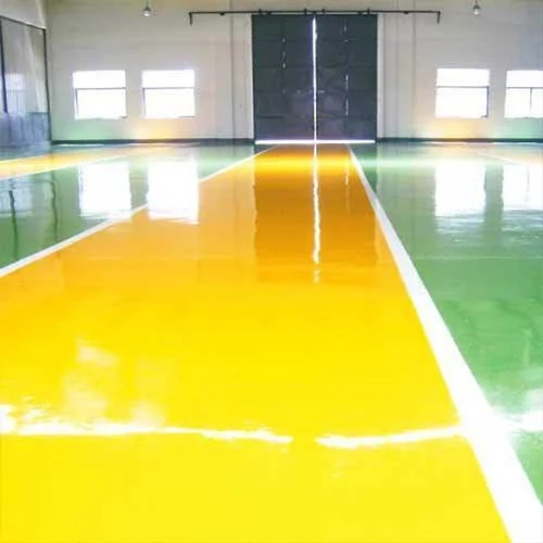 Epoxy Floor Coating Services - Epoxy, 2-3 Mm Thick, Gray | Chemical & Wear Resistance, Ideal For Garages, Warehouses, Living Spaces