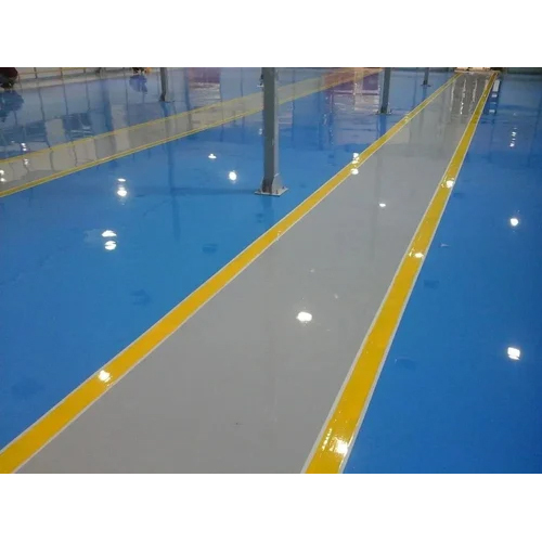 Epoxy Floor Coating Services - Epoxy, 2-3 Mm Thick, Gray | Chemical & Wear Resistance, Ideal For Garages, Warehouses, Living Spaces