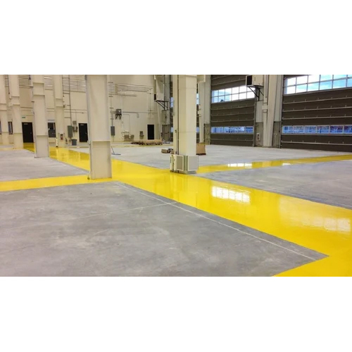 Epoxy Floor Coating Services - Epoxy, 2-3 Mm Thick, Gray | Chemical & Wear Resistance, Ideal For Garages, Warehouses, Living Spaces