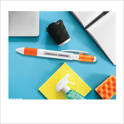 White Six Massage Ball Pen