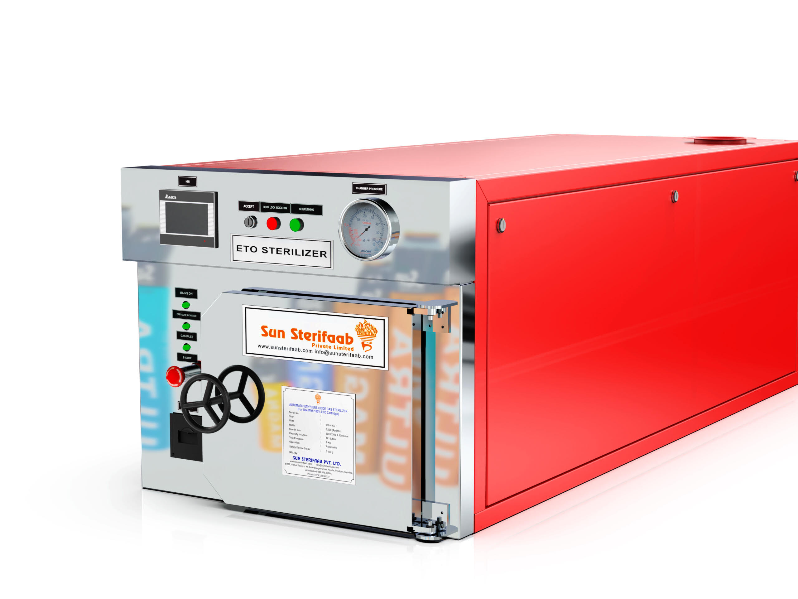 Ethylene Oxide Sterilizer - Capacity: 30 Liter/day