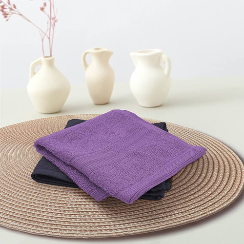 Terry Face Towel - 100% Cotton, Quick Dry , Lightweight And Soft For Adults And Children In Various Colors