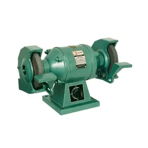 Bench Grinder Machine - Durable Cast Iron Body, High Precision Motor - Ideal for Metalwork and Tool Sharpening