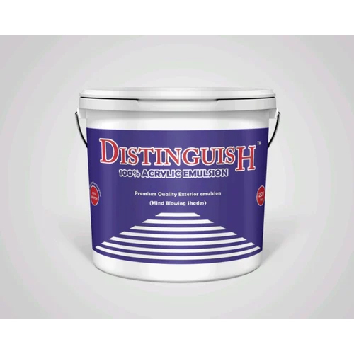 20l Distinguish Premium Exterior Emulsion Application: Industrial