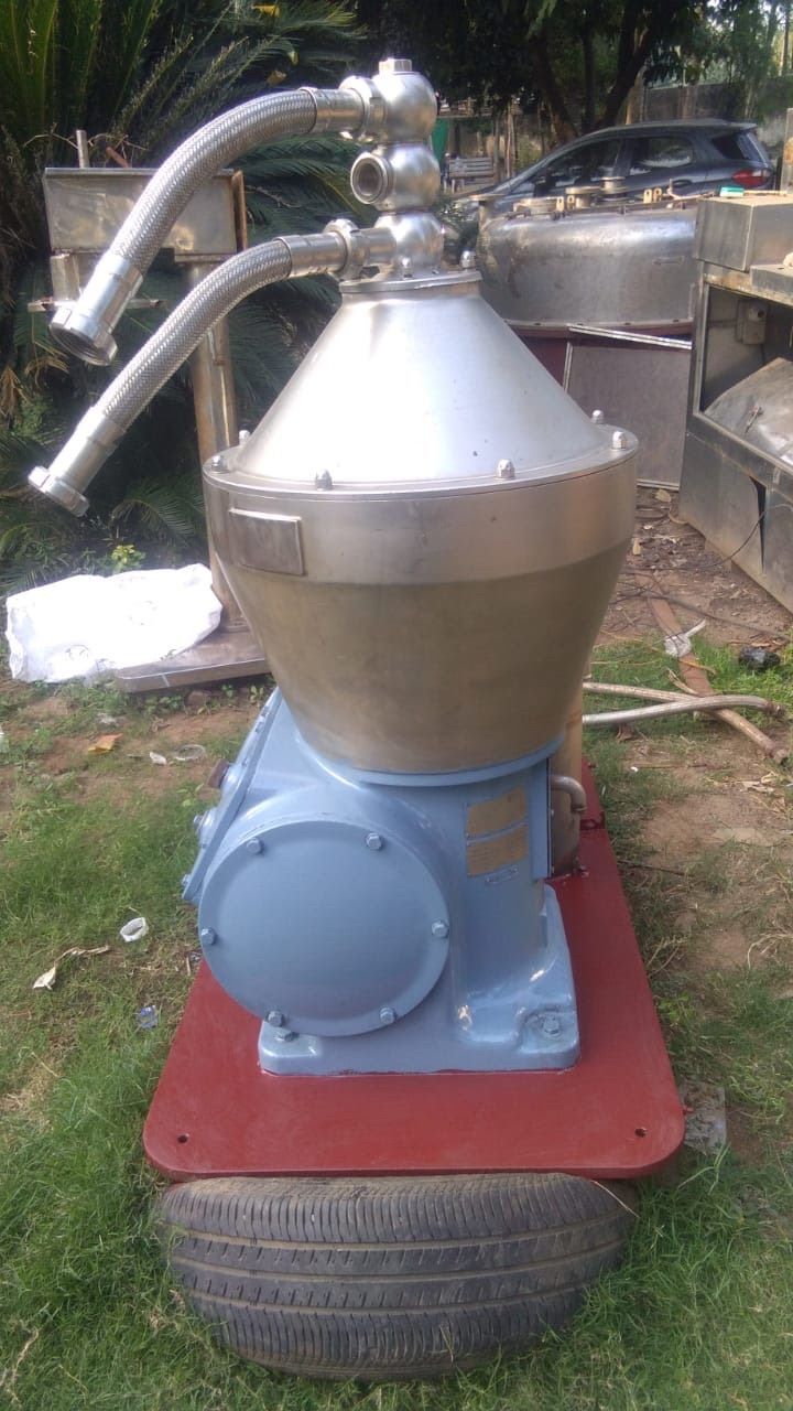 Solid Bowl Separator - 316 Stainless Steel, 4,000 Liters Per Hour Capacity, Designed For Calcium Malate Separation