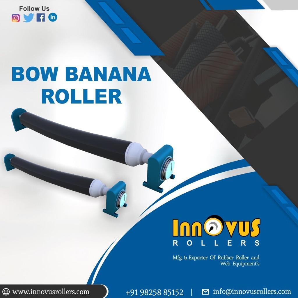 Banana Roller - Customizable Angled Positioning With Adjustable Gearbox & Pedestal | Efficient Wrinkle Removal, Fits All Dimensions And Diameters