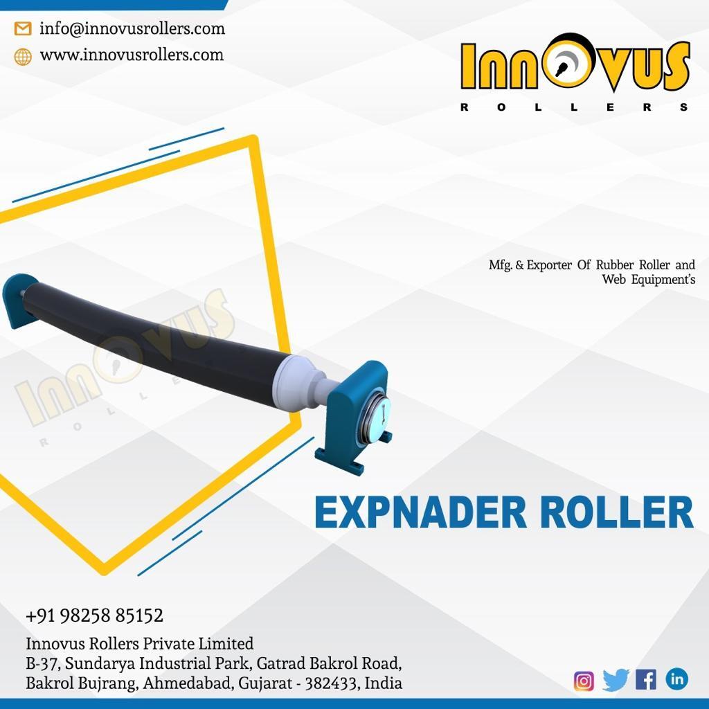 Banana Roller - Customizable Angled Positioning With Adjustable Gearbox & Pedestal | Efficient Wrinkle Removal, Fits All Dimensions And Diameters