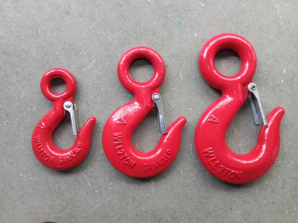 Eye Hook - Flat, Round, Swivel & Clevis Eye Sling Hooks | Integrated Latch For Enhanced Safety, Manual Installation Capability