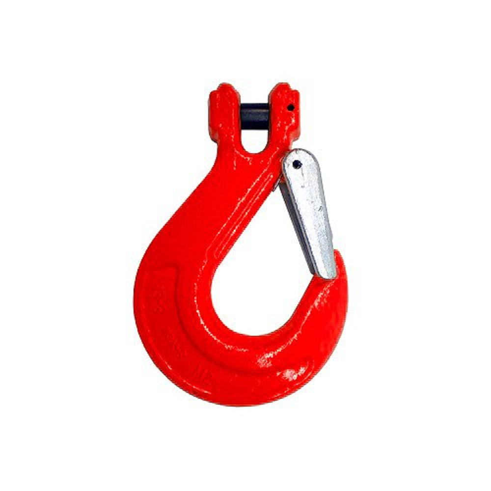 Clevis Sling Hook - Other Material Integrated Latch For Better Safety | Manual Install Includes Flat Round Swivel Eye Variants