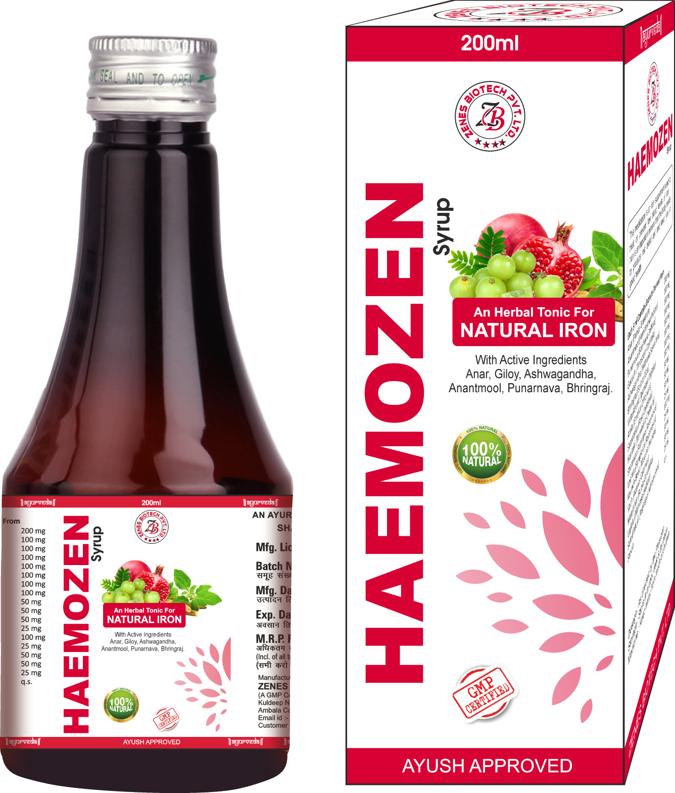 Iron Syrup - Iron-enriched Liquid Supplement | Supports Energy Production, Enhances Blood Health, Aids In Nutritional Absorption
