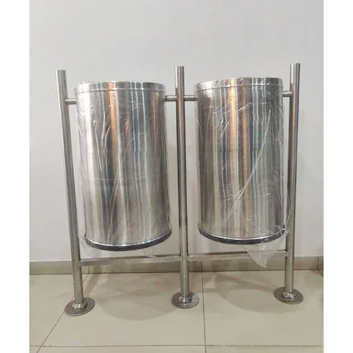 Swing Type Stainless Steel Dustbin - Application: Commercial