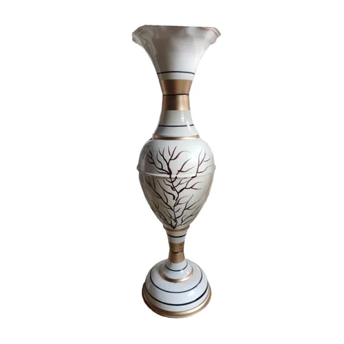 Glossy Finish Metal Flower Vase - High Quality Metal, Various Heights & Diameters | Antique Effect, Sturdy Design, Perfect For Home Decor & Gifting