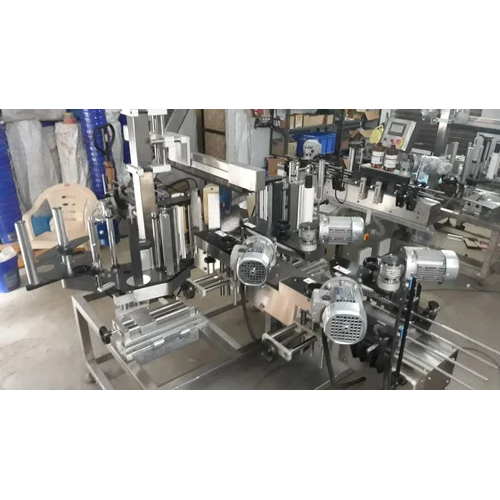 Automatic Sticker Labelling Machine - Stainless Steel, Semi Automatic | Frequency Speed Control, Simple Control, Electric Drive