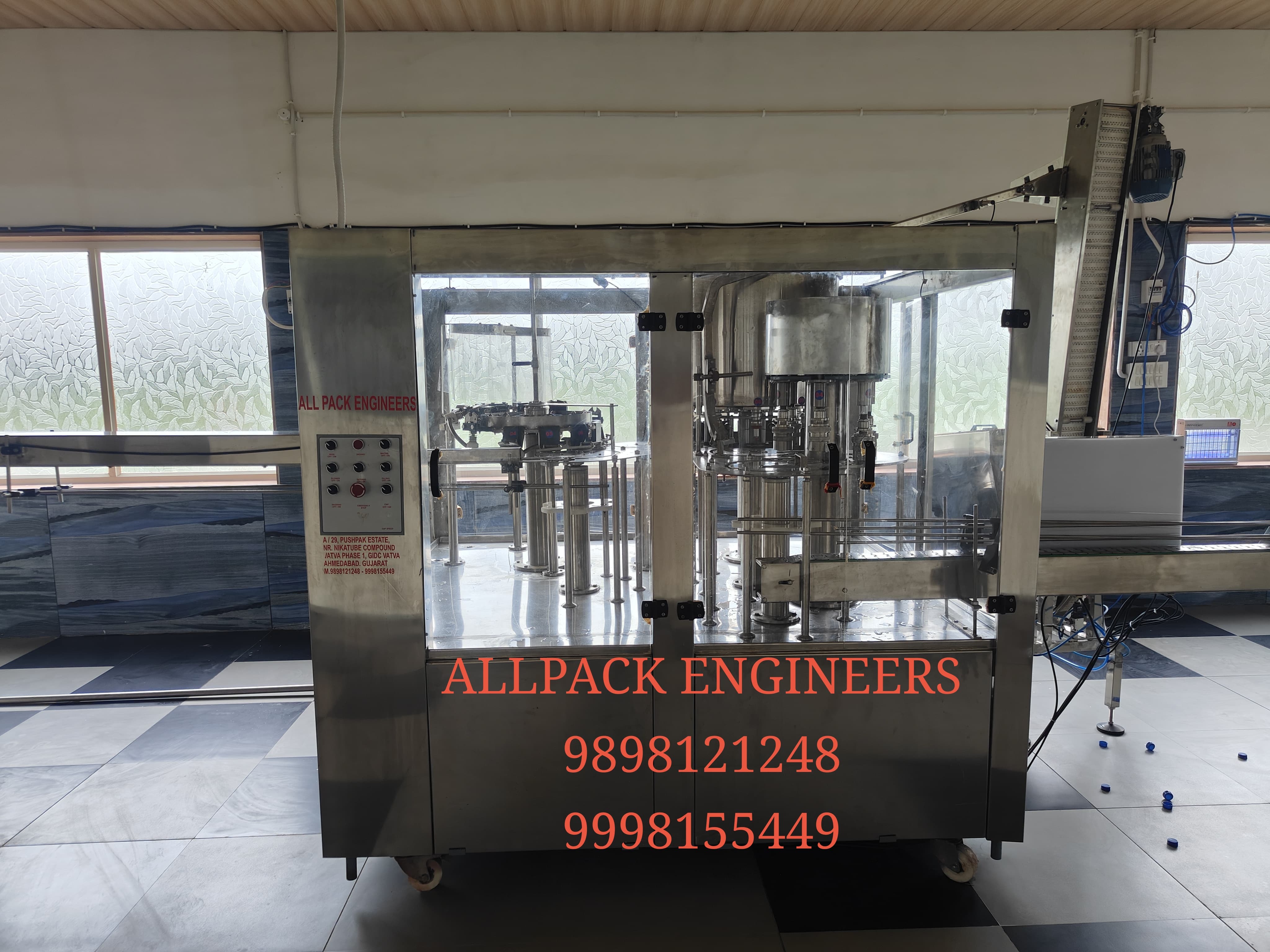 Full Automatic 90 Bpm Bottling Machine