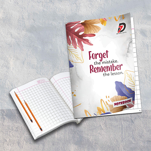 Practical Plain Note Book - Binding: Center Stitched