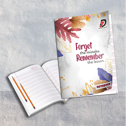 Practical Plain Note Book - Binding: Center Stitched