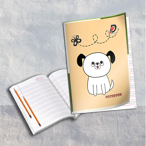 Hindi Notebook - Binding: Center Stitched