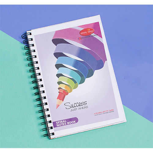 Spiral Notebook - Durable Paper, A5 Size, Classic Blue Cover | Ideal For Notes, Journals, And Creative Ideas