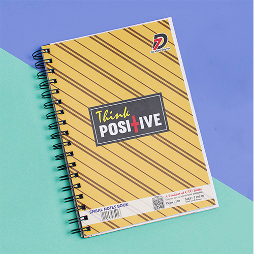 Spiral Notebook - Durable Cardstock Cover, 80 Sheets Of Lined Paper, Versatile For Notes And Journaling