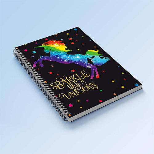 Perfect A4 Transparent Notebook - Binding: Spiral