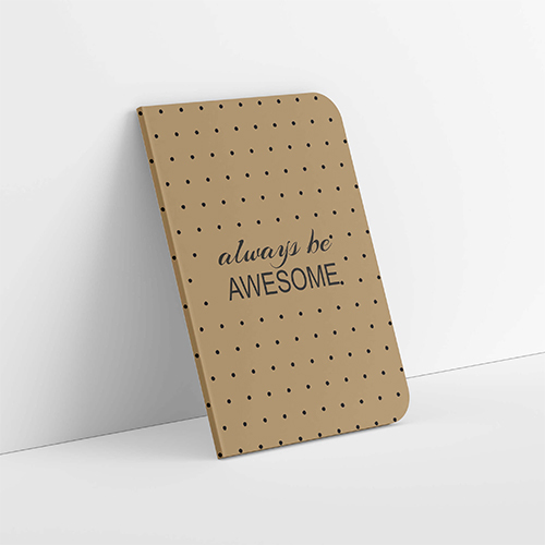 A5 Soft Cover - Binding: Center Stitched