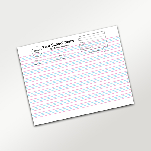 Answer Sheet English - Binding: Unbound