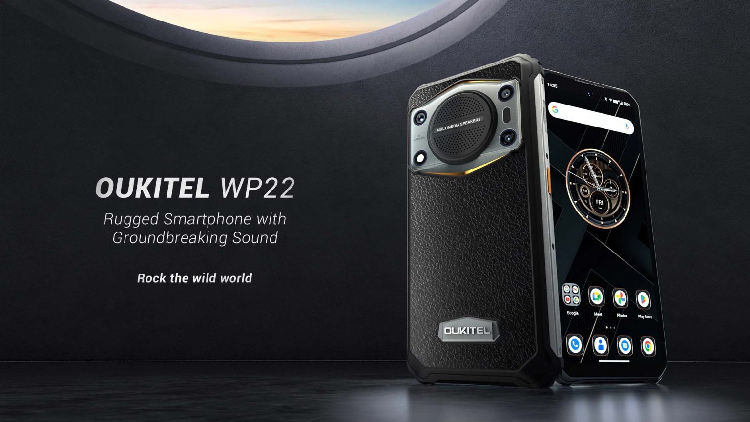 Black Oukitel Mobiles Wp 22