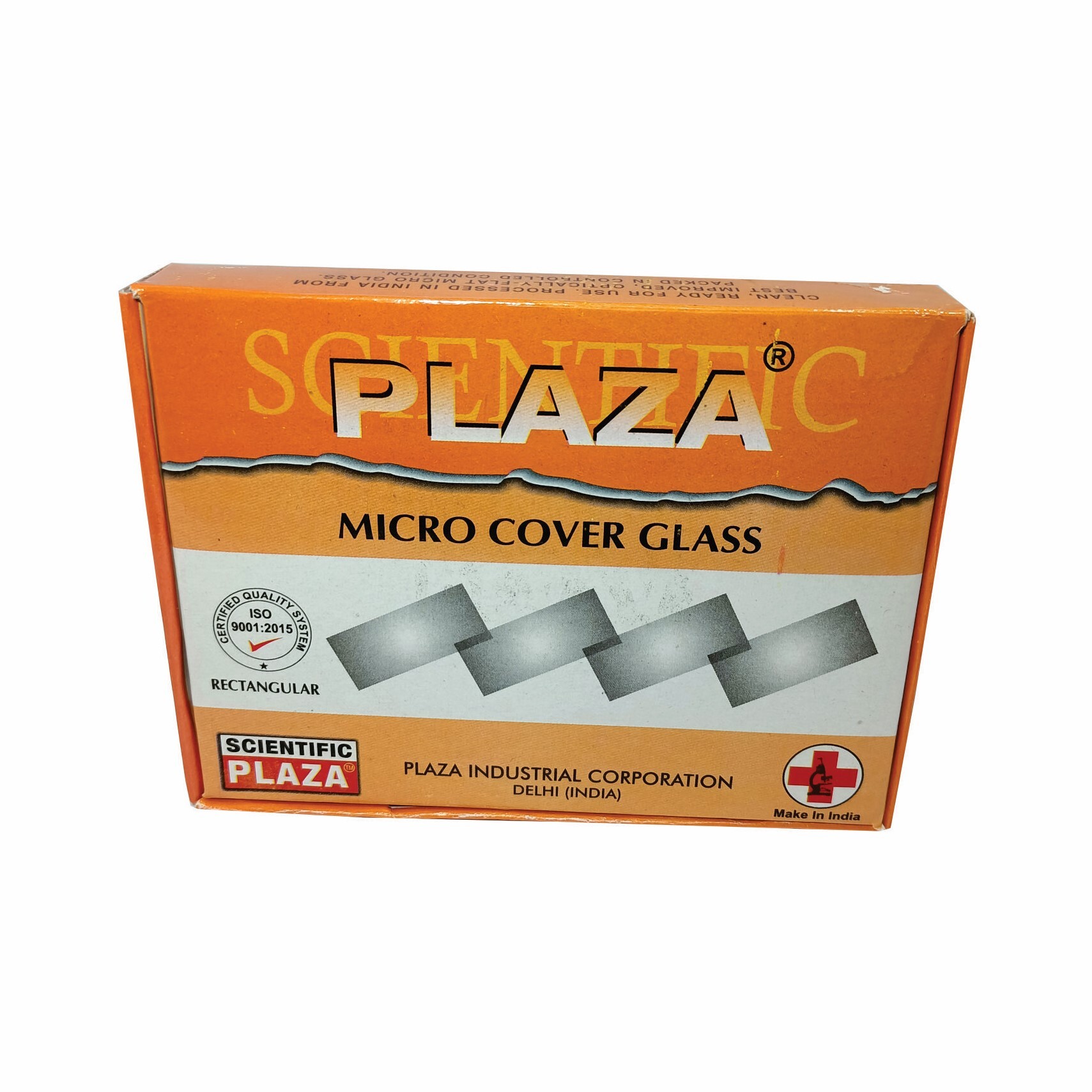 Plaza Indian Glass Rectangular 22x50 Coverslips - Glass, 22x30, 22x40, 22x50 Mm, Transparent | Ideal For Hospitals And Laboratories