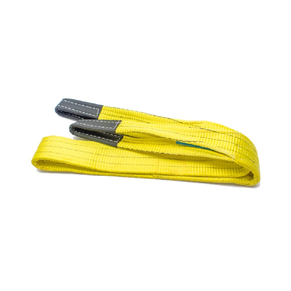 Webbing Sling - 3 Ton X 3 Meter | Polyester Material, Rectangular Shape, 75mm Thickness, All Sizes Available