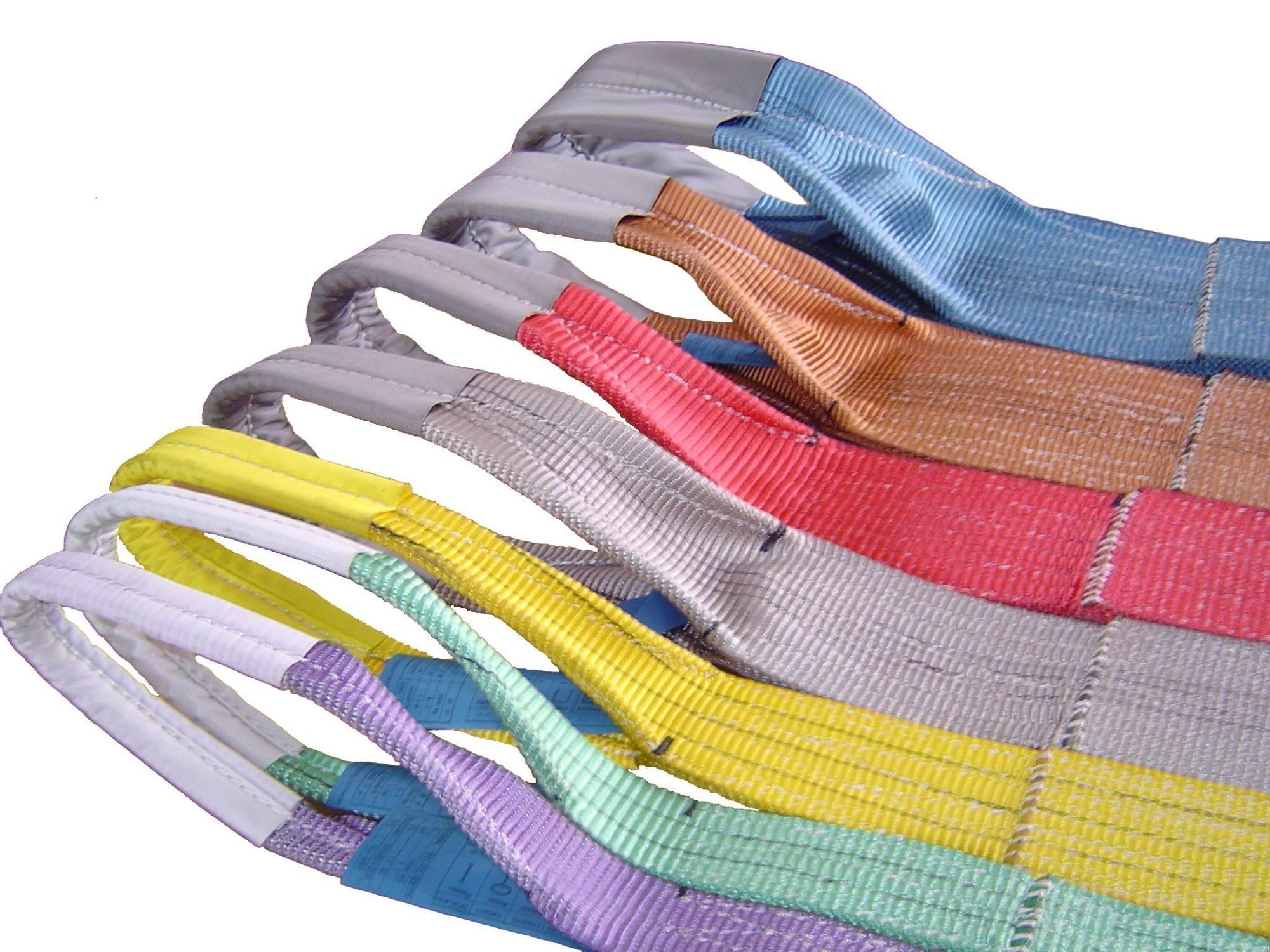 Polyester Webbing Sling - 3 Ton Capacity, 3 Meter Length, Yellow Color, Flat Braided Texture, 75 Millimeter Thickness, All Sizes Available