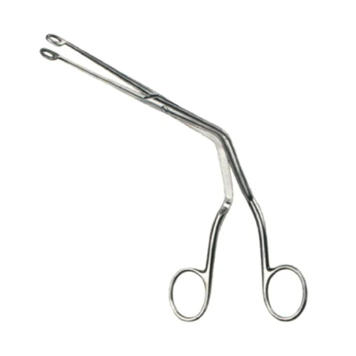 Magill Forceps - Stainless Steel, Manual Operation, Portable Design | Basic Surgical Instrument For Hospital Use, Silver Color