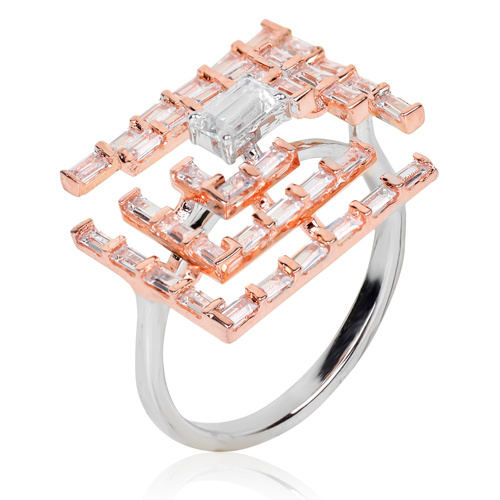 Diamond Poncy Ring - Diamond Cut: Good