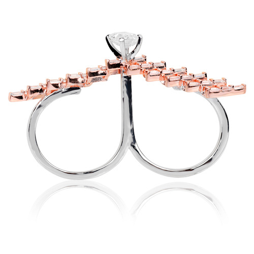Diamond Enticing Ring - Diamond Cut: Good