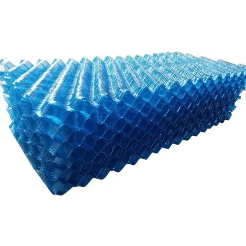 Industrial Cooling Tower Fills - PVC Material, 600X300X150 mm Size, Silver Color | Industrial Application, 2mm Thickness, Warranty Included