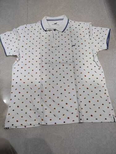 Mens  White Polo T.Shirt - Age Group: Kids