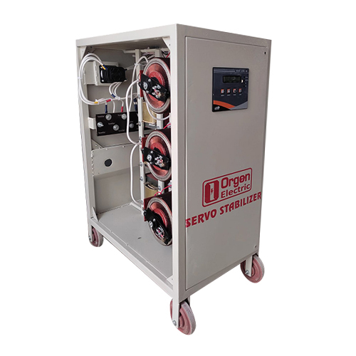 30 Kva Three Phase Servo Controlled Voltage Stabilizer Efficiency: High