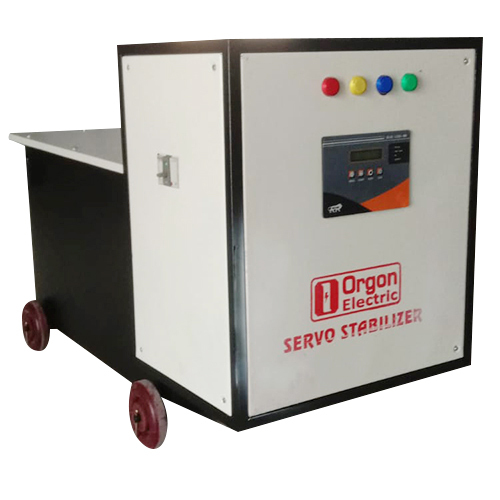 50 Kva Three Phase Servo Voltage Stabilizer - High-grade Components, Semi-automatic Control, Analog Voltage Display, High Insulation Resistance, 1-year Warranty