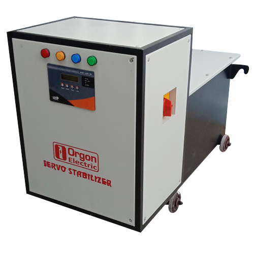 50 Kva Three Phase Servo Voltage Stabilizer - High-grade Components, Semi-automatic Control, Analog Voltage Display, High Insulation Resistance, 1-year Warranty