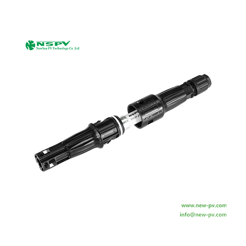 Black Nspv 4f1-15 Solar Fuse Connector 1500vdc Tuv Certified Male Cable End For Overcurrent Protection