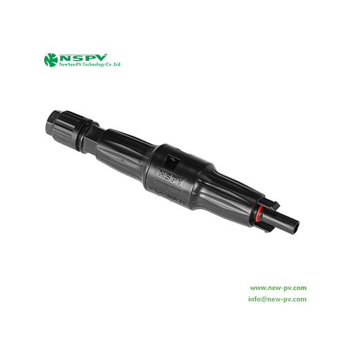 Tuv Certified Pv 4f3-15 Ip68 Waterproof Solar Fuse Connectors 1500vdc 50a For Solar System Protection - Color: Black