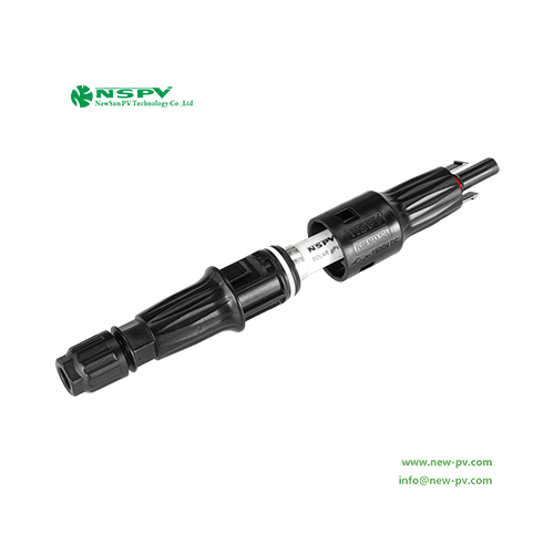 Tuv Certified Pv 4f3-15 Ip68 Waterproof Solar Fuse Connectors 1500vdc 50a For Solar System Protection - Color: Black