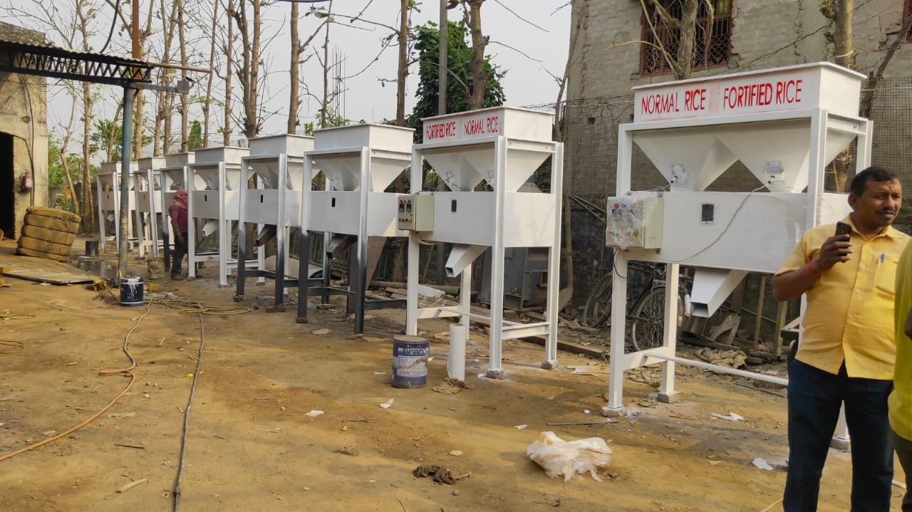 Automatic Fortified Rice Blending Machine - Power: 2 Horsepower (Hp)