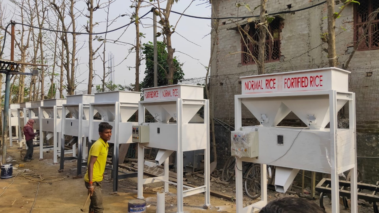 Automatic Fortified Rice Blending Machine - Power: 2 Horsepower (Hp)
