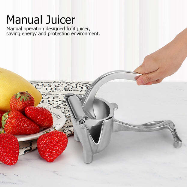 Manual Aluminium Metal Fruit Press Juicer ( Brown Box ) (2445b)