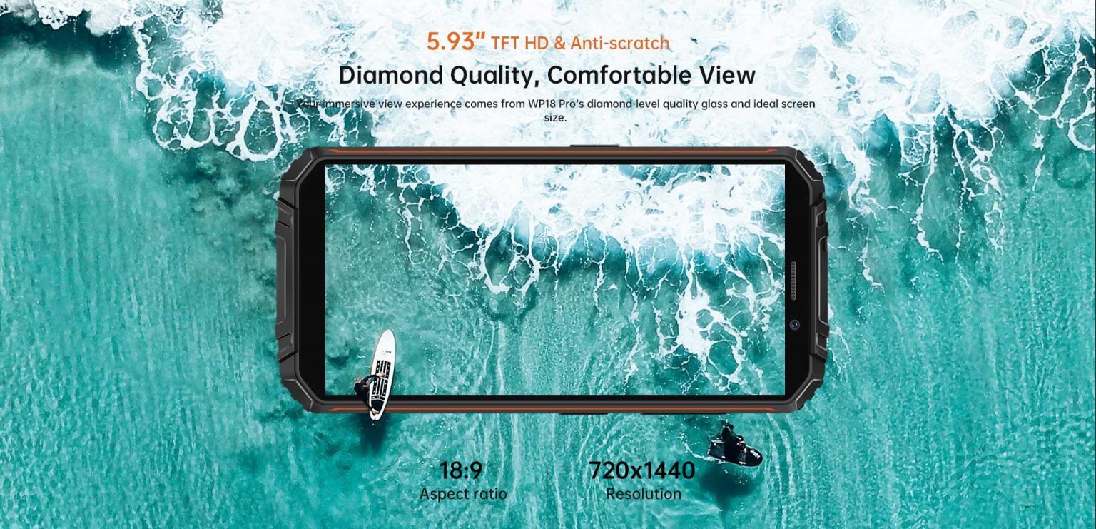 Black Oukitel Mobiles Wp 18 Pro